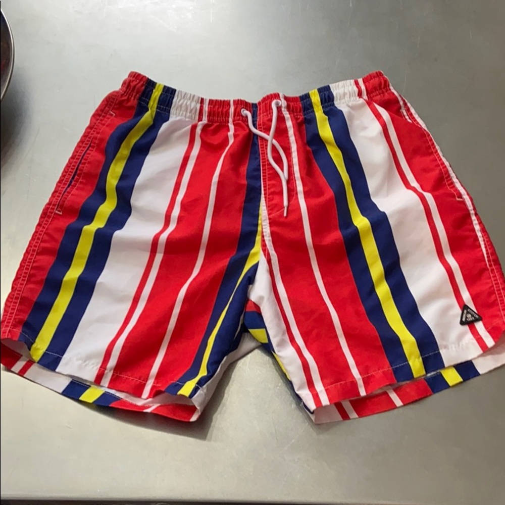 Striped Swimsuit 6” inseam